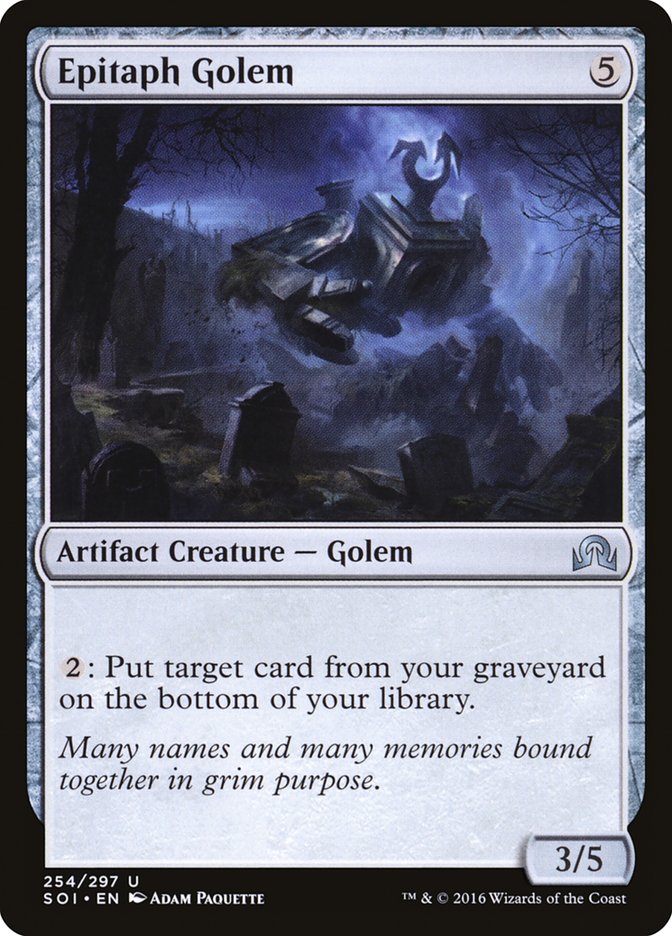 Epitaph Golem [Shadows over Innistrad] | Devastation Store