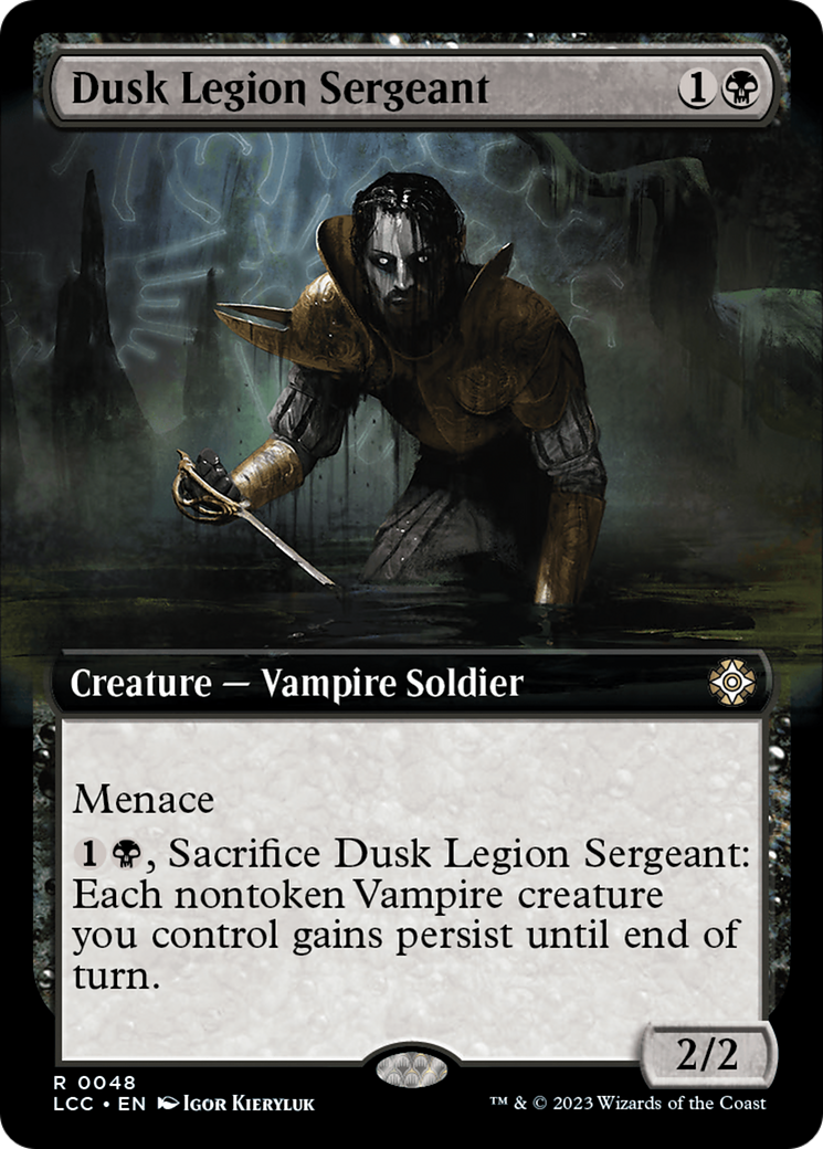 Dusk Legion Sergeant (Extended Art) [The Lost Caverns of Ixalan Commander] | Devastation Store