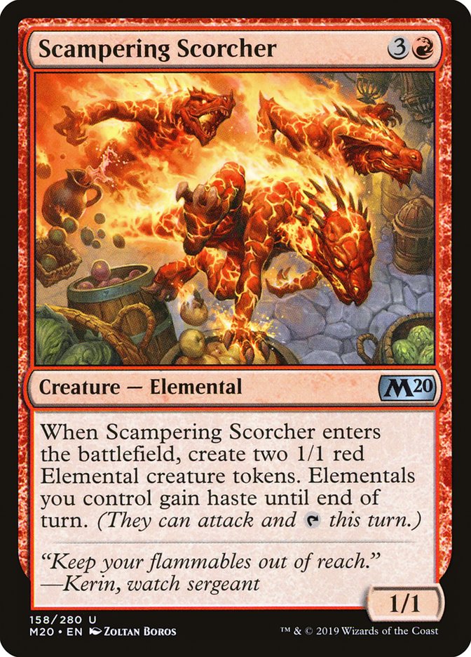 Scampering Scorcher [Core Set 2020] | Devastation Store