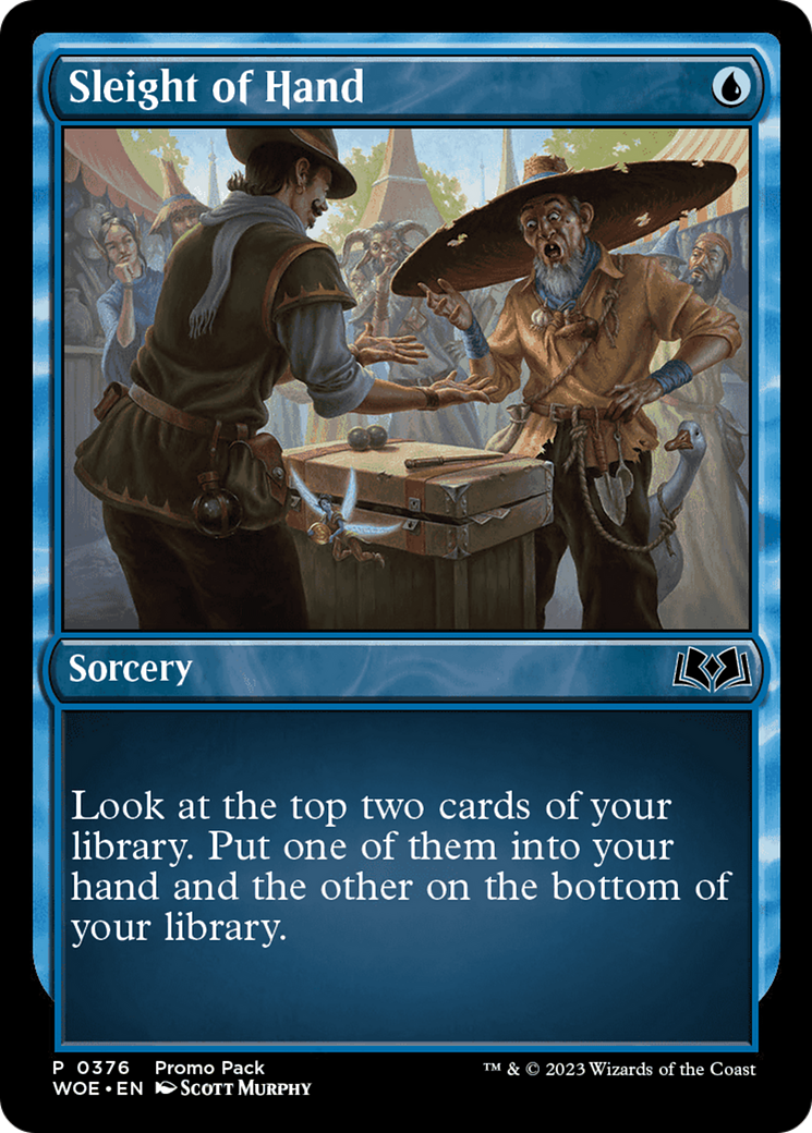 Sleight of Hand (Promo Pack) [Wilds of Eldraine Promos] | Devastation Store