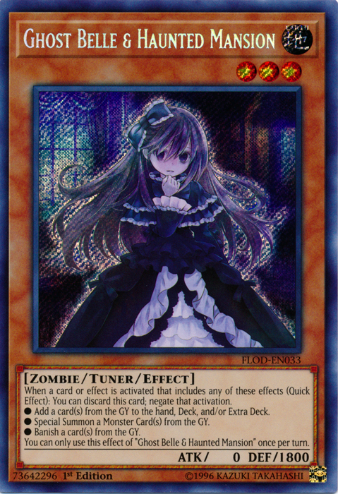 Ghost Belle & Haunted Mansion [FLOD-EN033] Secret Rare | Devastation Store