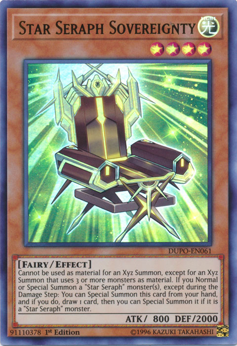 Star Seraph Sovereignty [DUPO-EN061] Ultra Rare | Devastation Store