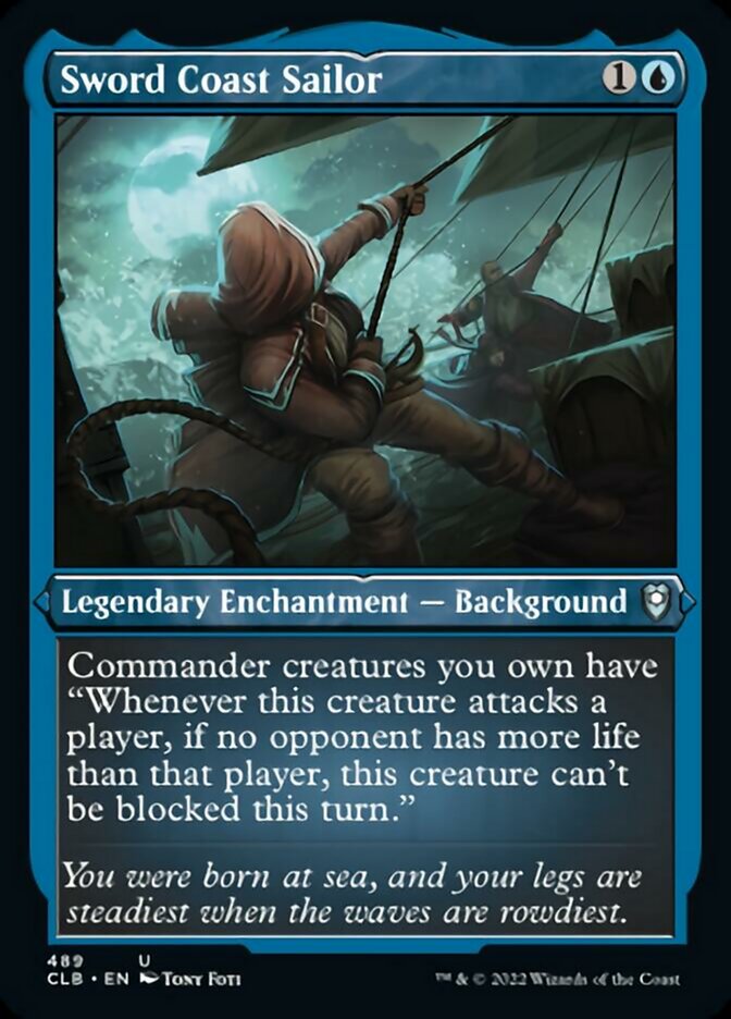 Sword Coast Sailor (Foil Etched) [Commander Legends: Battle for Baldur's Gate] | Devastation Store