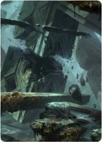 Swamp 3 Art Card [Zendikar Rising Art Series] | Devastation Store