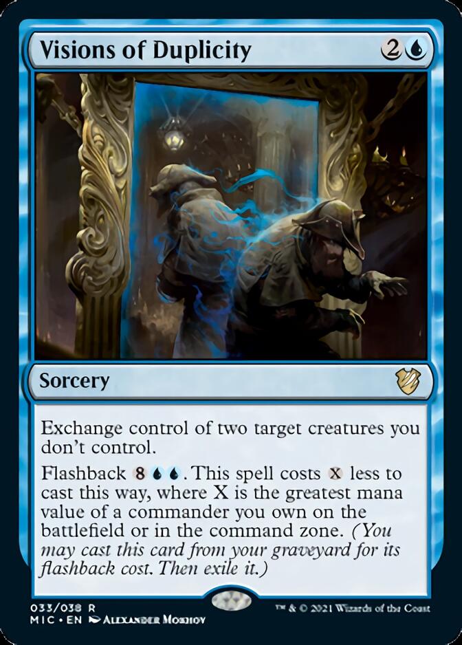 Visions of Duplicity [Innistrad: Midnight Hunt Commander] | Devastation Store