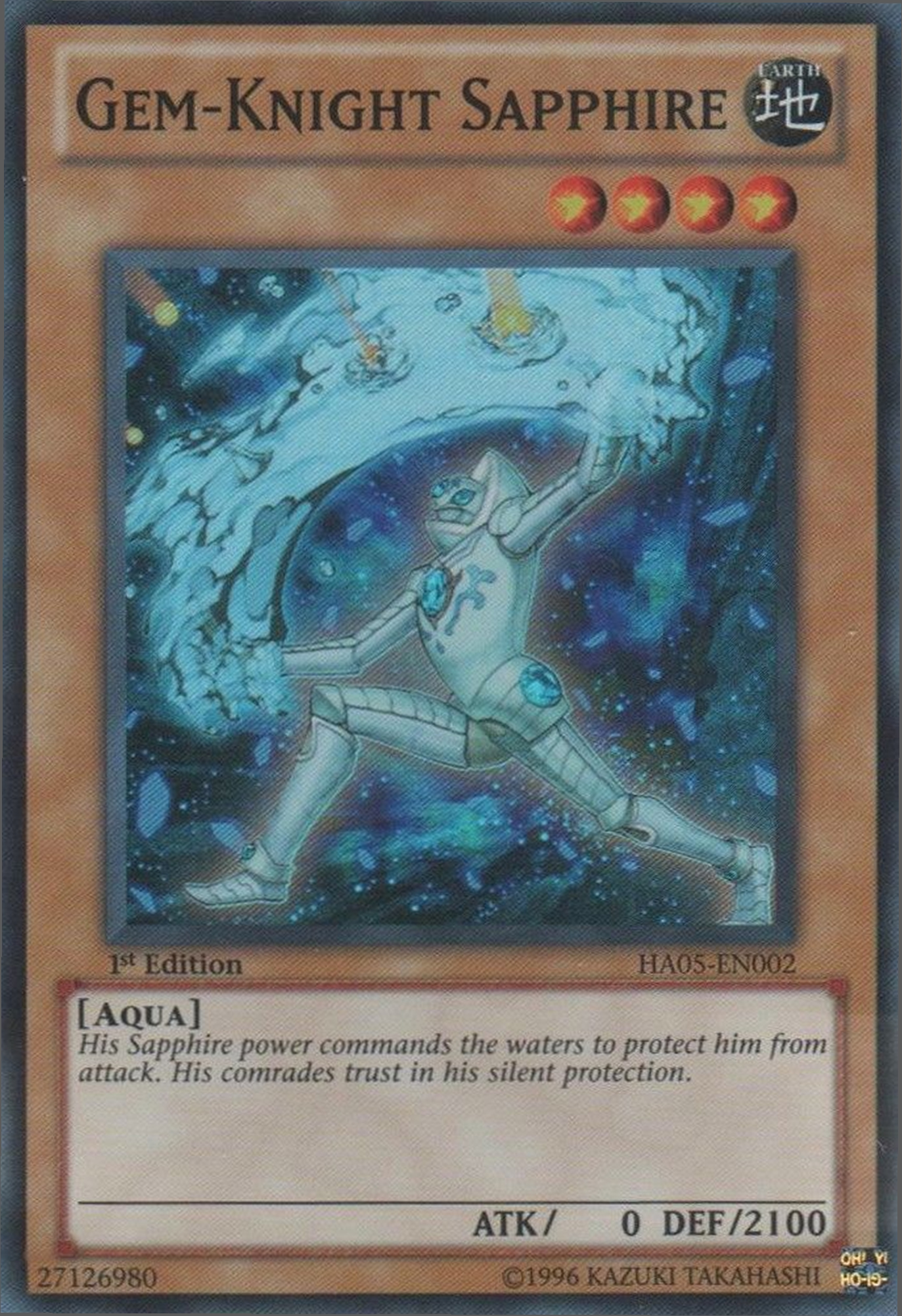 Gem-Knight Sapphire [HA05-EN002] Super Rare | Devastation Store