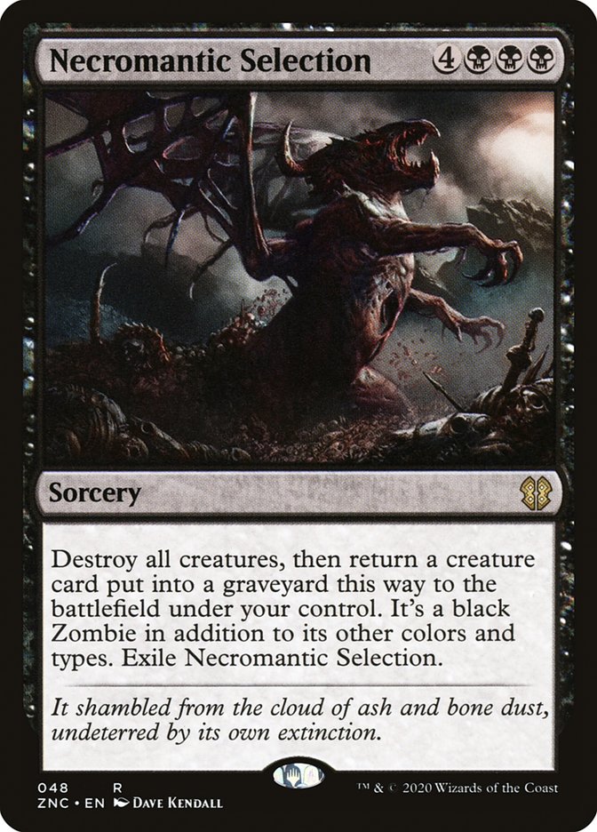 Necromantic Selection [Zendikar Rising Commander] | Devastation Store