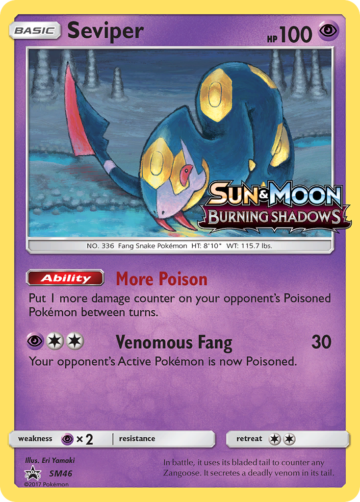 Seviper (SM46) [Sun & Moon: Black Star Promos] | Devastation Store