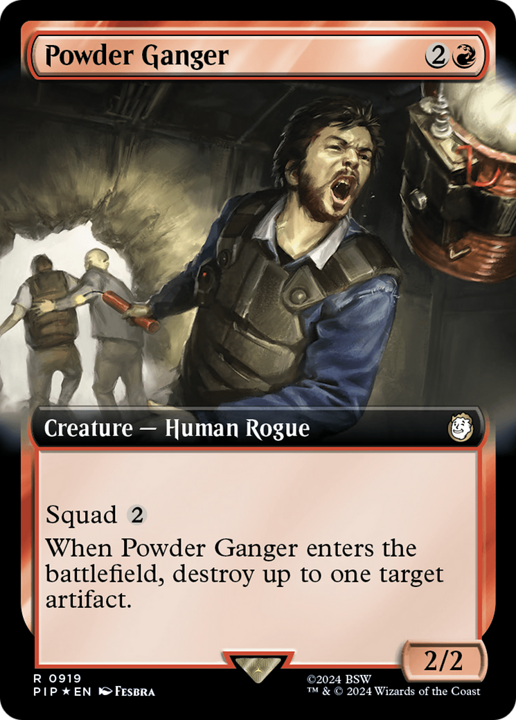 Powder Ganger (Extended Art) (Surge Foil) [Fallout] | Devastation Store