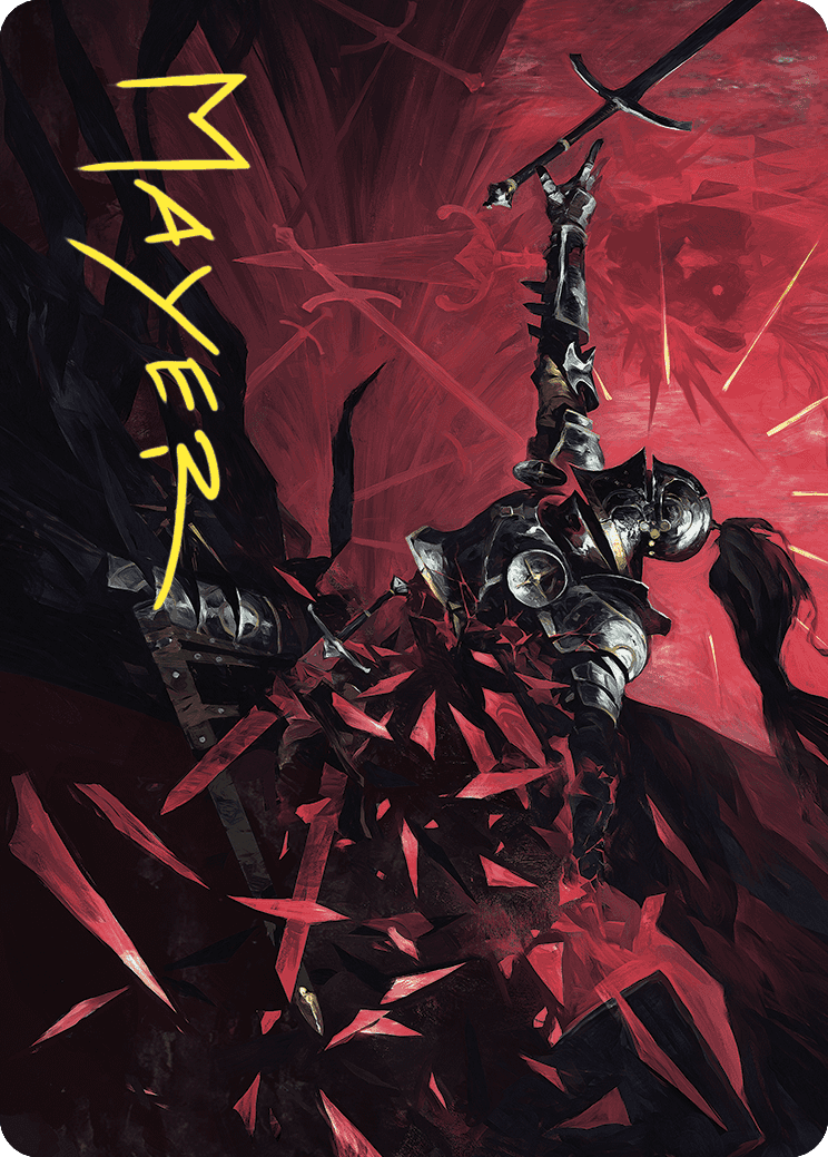 Shatter the Oath Art Card (Gold-Stamped Signature) [Wilds of Eldraine Art Series] | Devastation Store