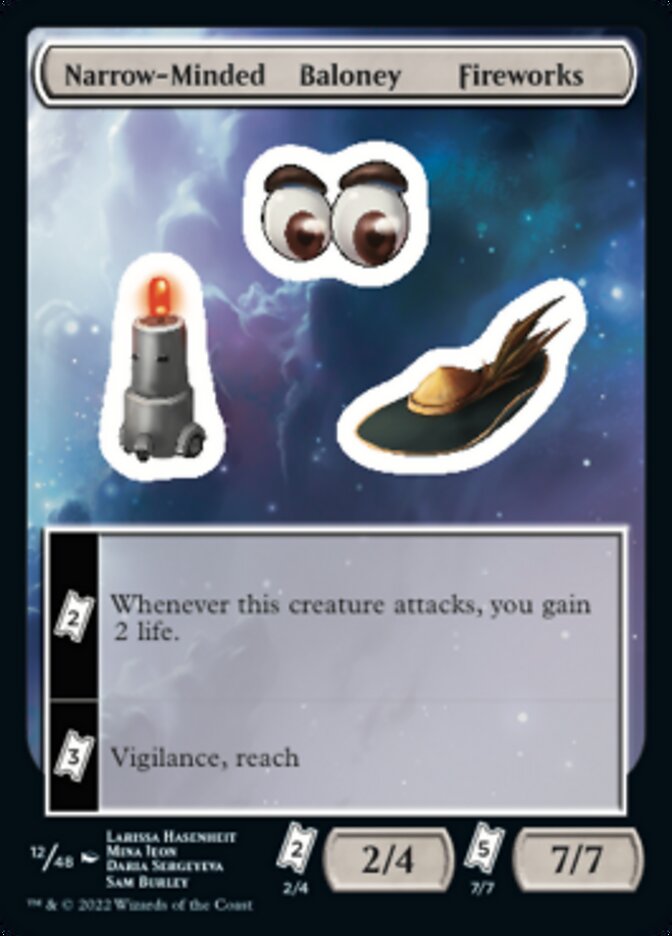 Narrow-Minded Baloney Fireworks [Unfinity Stickers] | Devastation Store