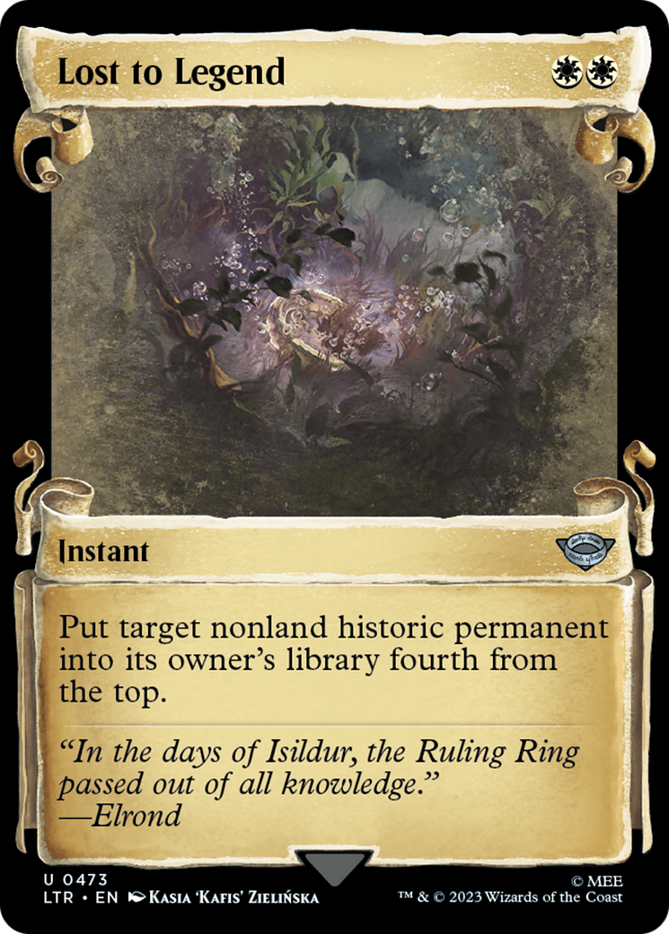 Lost to Legend [The Lord of the Rings: Tales of Middle-Earth Showcase Scrolls] | Devastation Store