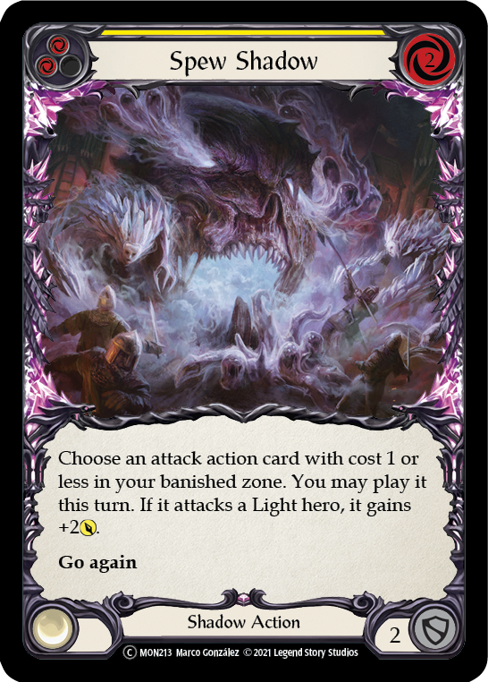 Spew Shadow (Yellow) [U-MON213] Unlimited Edition Normal | Devastation Store