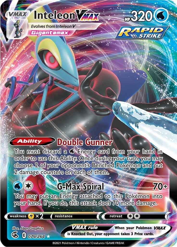 Inteleon VMAX (079/264) [Sword & Shield: Fusion Strike] | Devastation Store