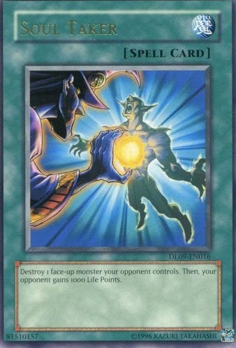 Soul Taker (Green) [DL09-EN016] Rare | Devastation Store