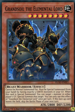 Grandsoil the Elemental Lord [FLOD-ENSE1] Super Rare | Devastation Store