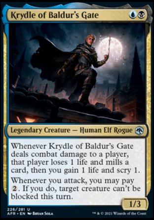 Krydle of Baldur's Gate [Dungeons & Dragons: Adventures in the Forgotten Realms] | Devastation Store