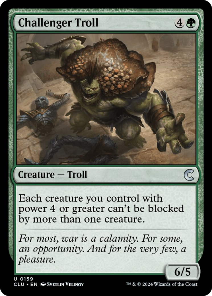 Challenger Troll [Ravnica: Clue Edition] | Devastation Store