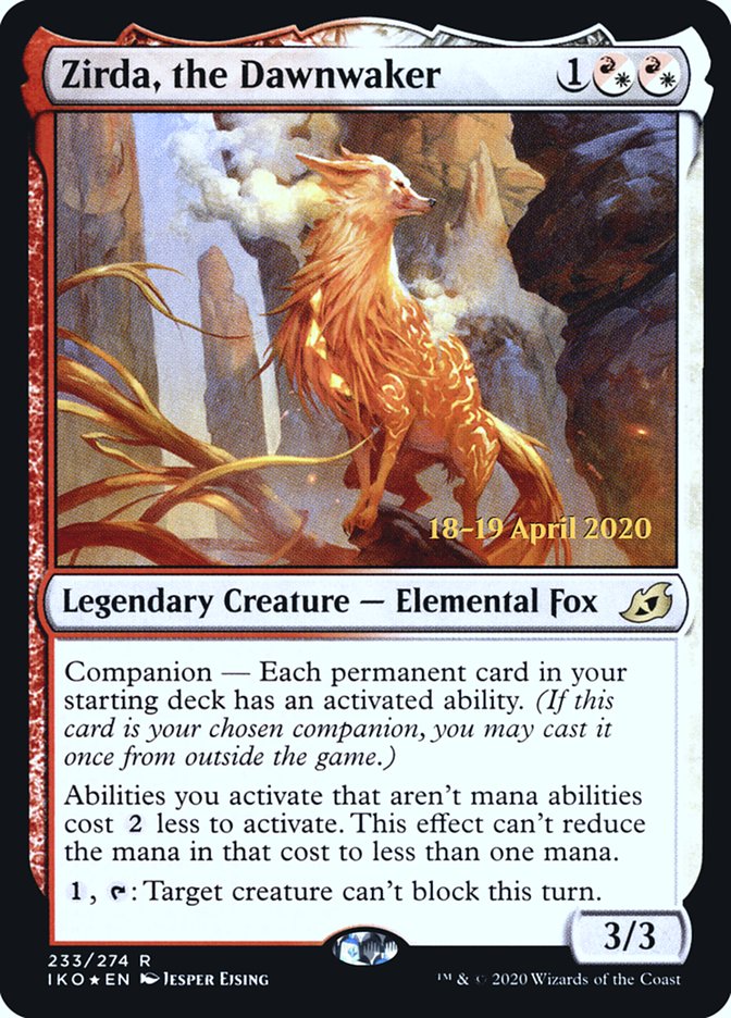 Zirda, the Dawnwaker  [Ikoria: Lair of Behemoths Prerelease Promos] | Devastation Store