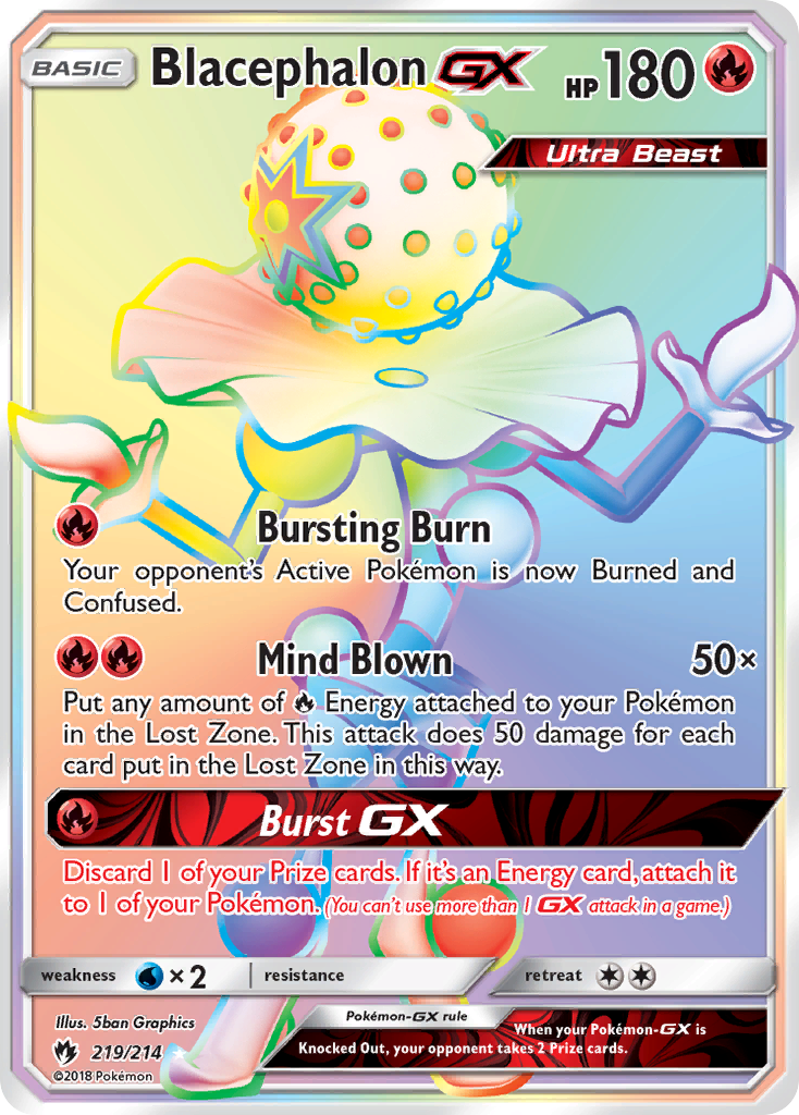 Blacephalon GX (219/214) [Sun & Moon: Lost Thunder] | Devastation Store