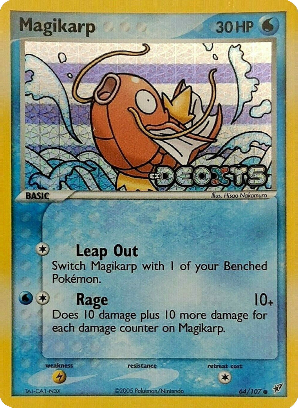 Magikarp (64/107) (Stamped) [EX: Deoxys] | Devastation Store