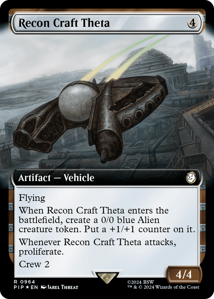 Recon Craft Theta (Extended Art) (Surge Foil) [Fallout] | Devastation Store