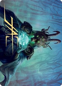 Masked Vandal Art Card (Gold-Stamped Signature) [Kaldheim: Art Series] | Devastation Store