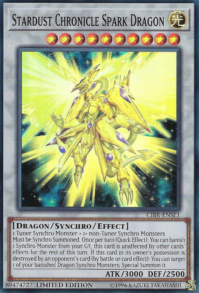 Stardust Chronicle Spark Dragon [CIBR-ENSE1] Super Rare | Devastation Store