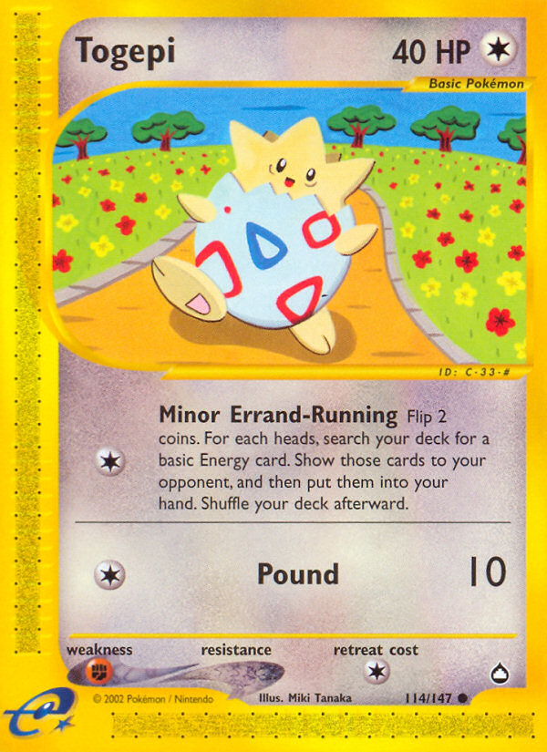 Togepi (114/147) [Aquapolis] | Devastation Store