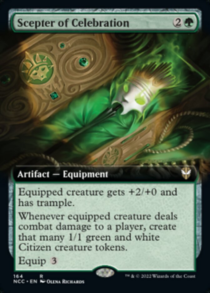 Scepter of Celebration (Extended Art) [Streets of New Capenna Commander] | Devastation Store