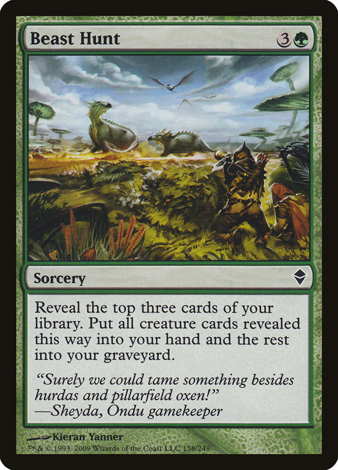 Beast Hunt [Zendikar] - Devastation Store | Devastation Store