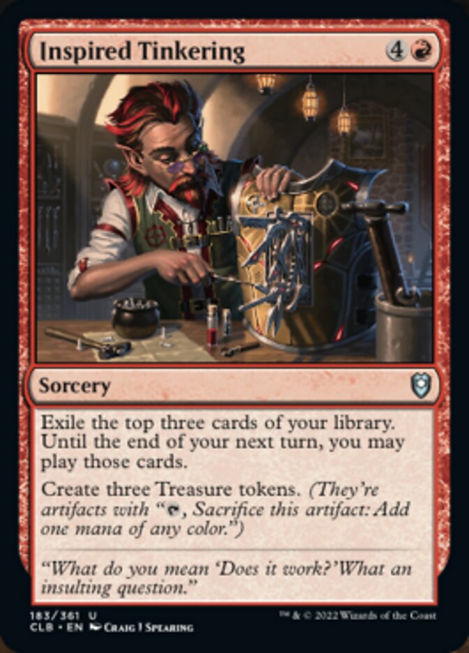 Inspired Tinkering [Commander Legends: Battle for Baldur's Gate] | Devastation Store