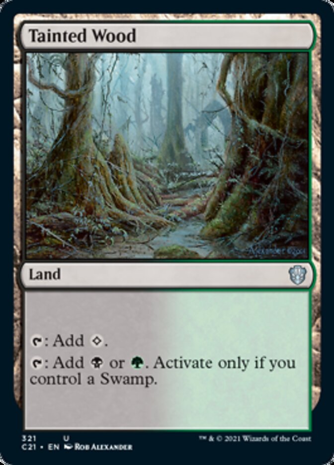 Tainted Wood [Commander 2021] | Devastation Store