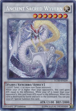 Ancient Sacred Wyvern [LC5D-EN239] Secret Rare | Devastation Store