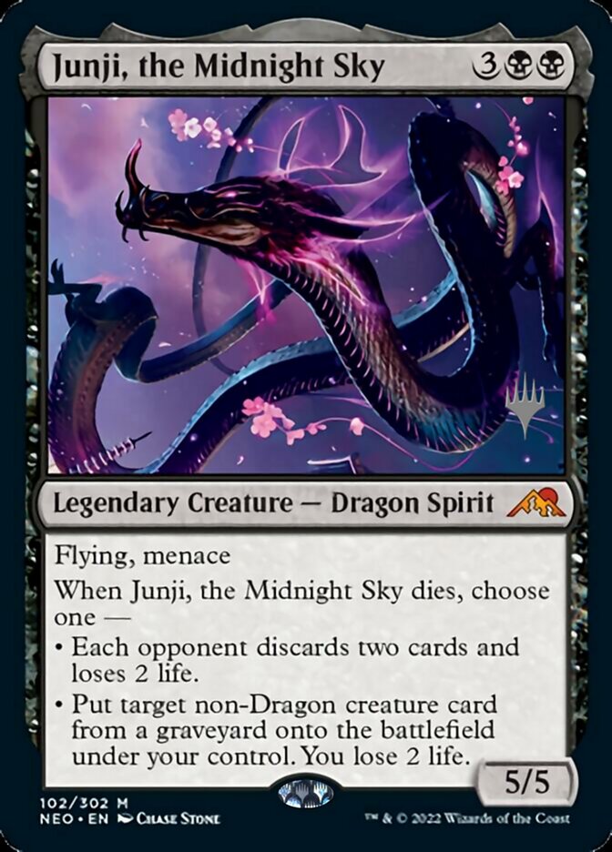 Junji, the Midnight Sky (Promo Pack) [Kamigawa: Neon Dynasty Promos] | Devastation Store