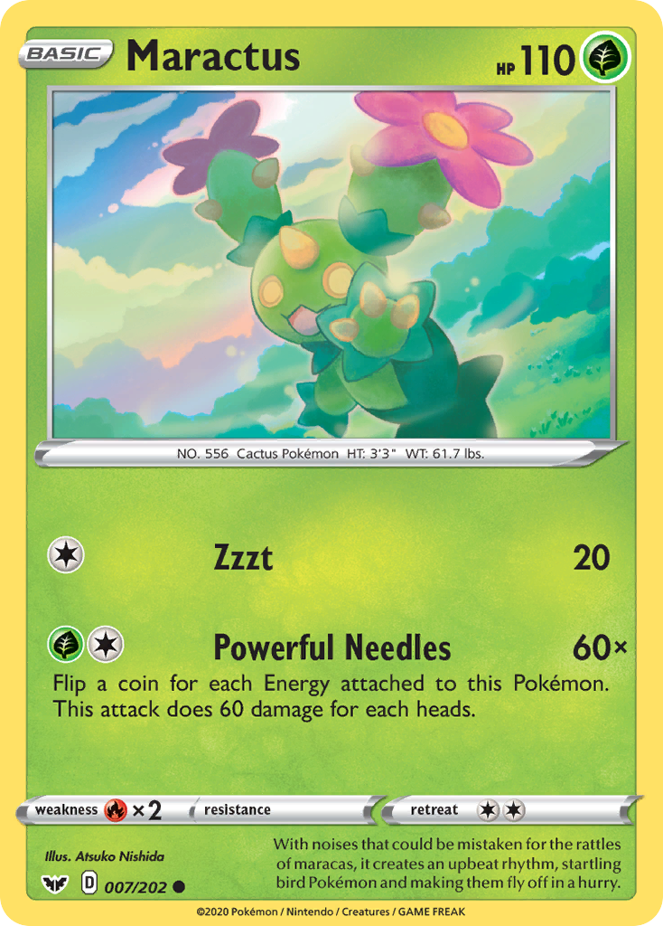 Maractus (007/202) [Sword & Shield: Base Set] | Devastation Store