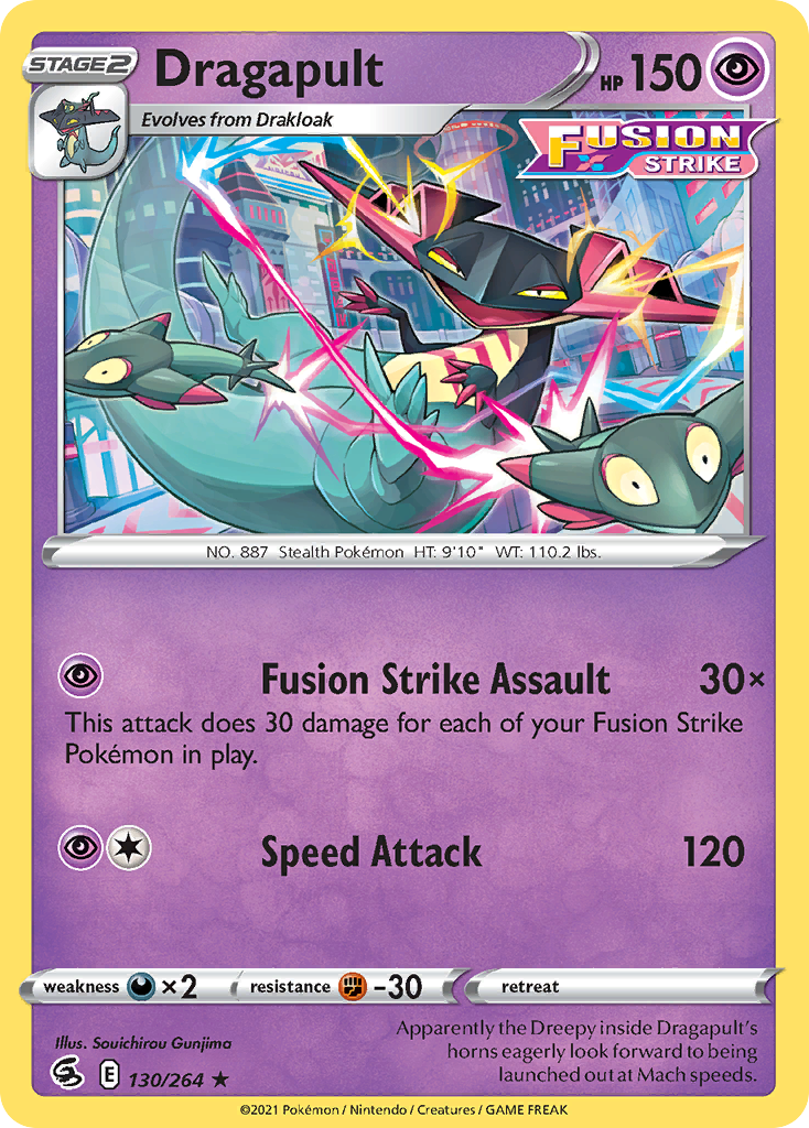 Dragapult (130/264) (Theme Deck Exclusive) [Sword & Shield: Fusion Strike] | Devastation Store