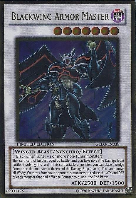 Blackwing Armor Master [GLD3-EN038] Gold Rare | Devastation Store