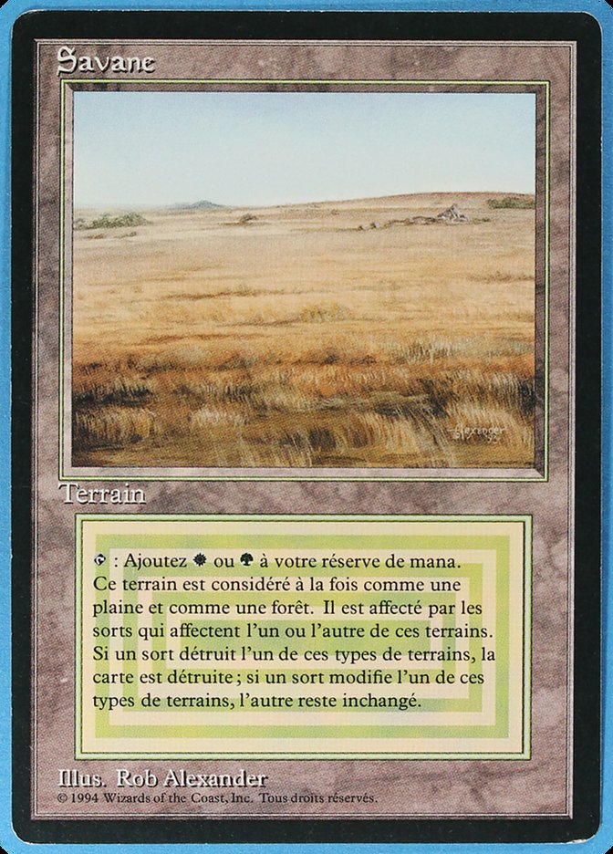 Savannah [Foreign Black Border] | Devastation Store