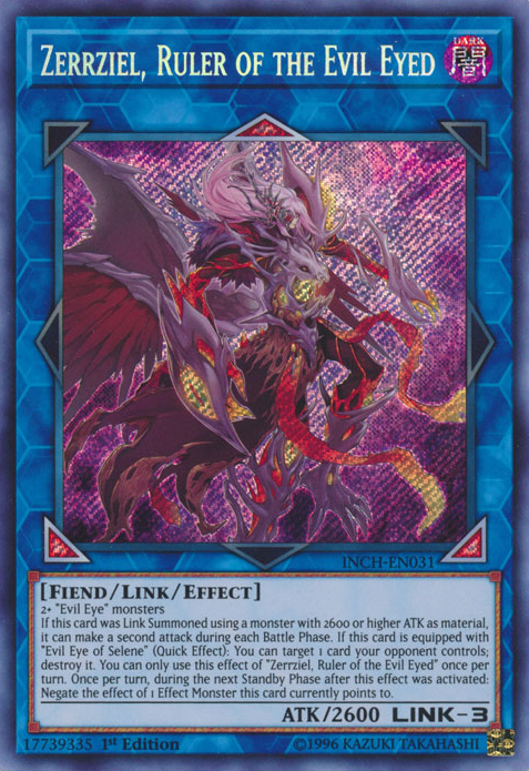 Zerrziel, Ruler of the Evil Eyed [INCH-EN031] Secret Rare | Devastation Store