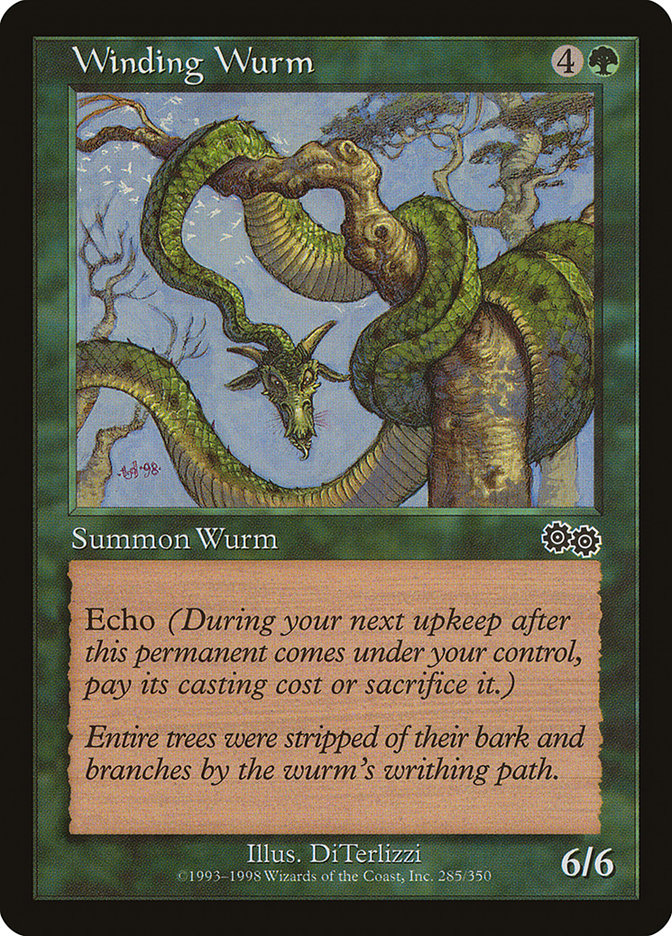 Winding Wurm [Urza's Saga] | Devastation Store