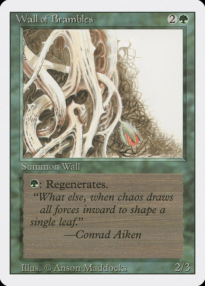 Wall of Brambles [Revised Edition] | Devastation Store