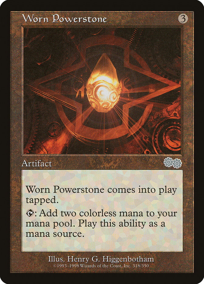 Worn Powerstone [Urza's Saga] - Devastation Store | Devastation Store