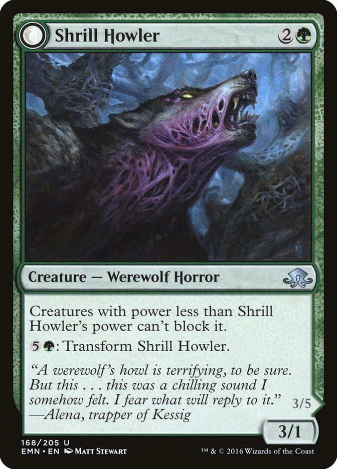 Shrill Howler // Howling Chorus [Eldritch Moon] | Devastation Store