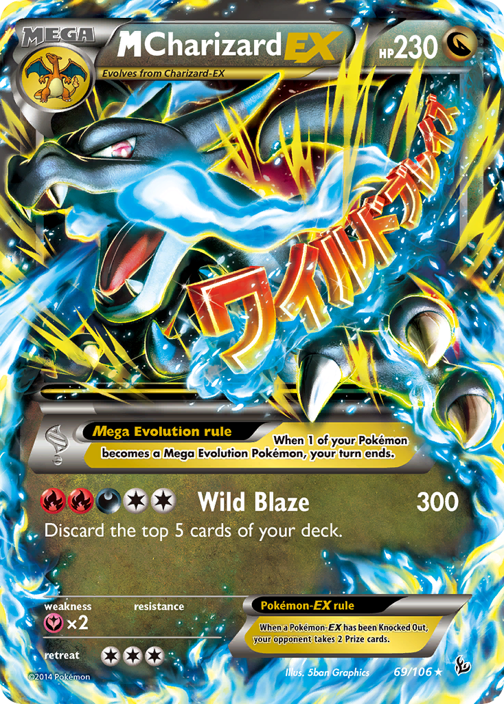 M Charizard EX (69/106) [XY: Flashfire] | Devastation Store