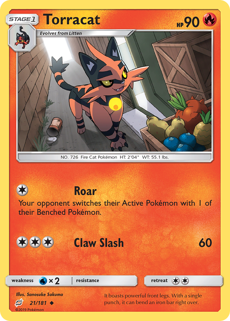 Torracat (21/181) [Sun & Moon: Team Up] | Devastation Store