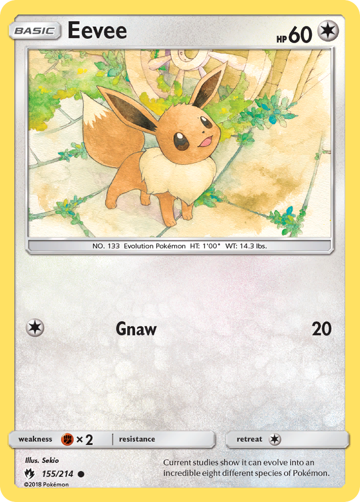 Eevee (155/214) [Sun & Moon: Lost Thunder] | Devastation Store