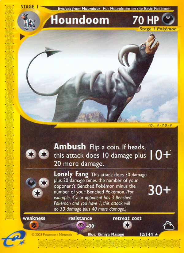 Houndoom (12/144) [Skyridge] | Devastation Store