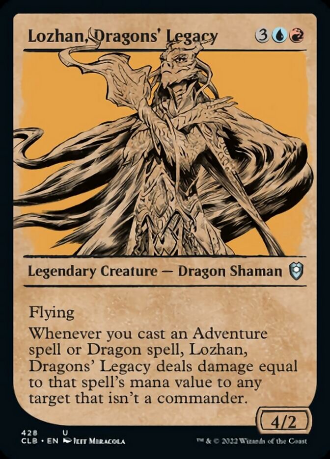 Lozhan, Dragons' Legacy (Showcase) [Commander Legends: Battle for Baldur's Gate] | Devastation Store