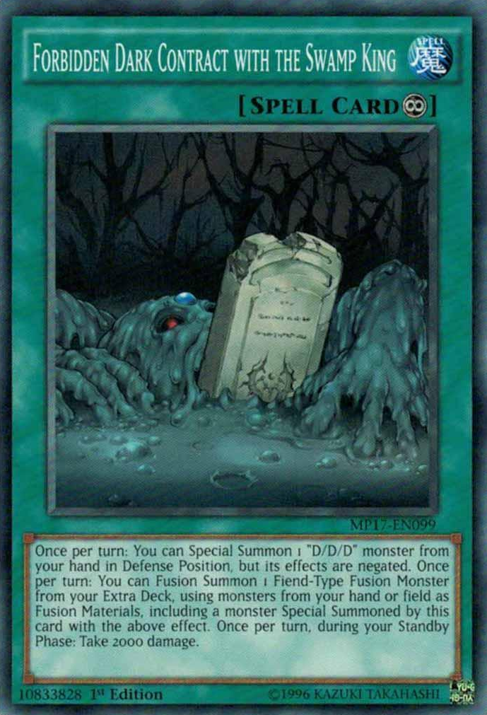 Forbidden Dark Contract with the Swamp King [MP17-EN099] Common | Devastation Store